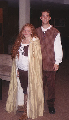 Charlie & Hilary in renaissance garb